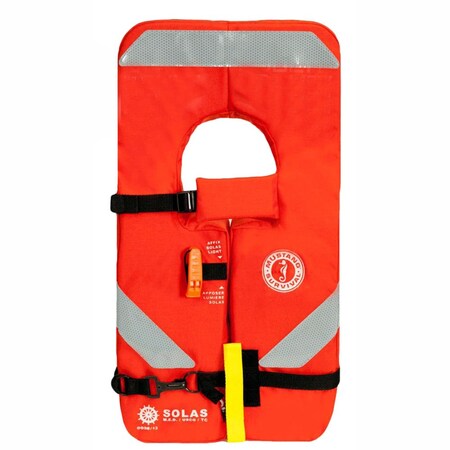 Mustang Survival Solas Type 1 Adult Life Jacket Orange MV8040-2-0-227